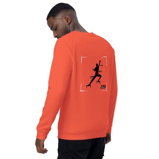 Conquer the Climb Jumper – Via Ferrata (Organic Cotton, Orange)