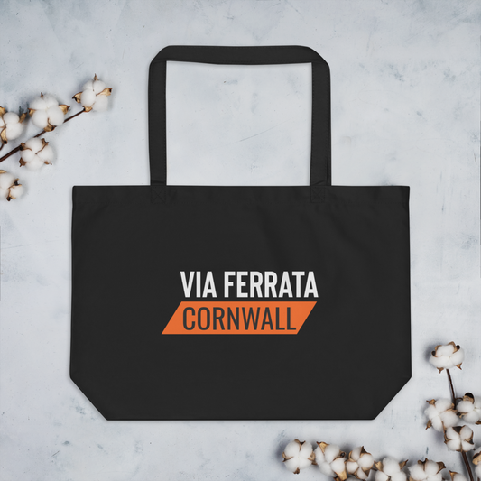 Adventure Ready Organic Tote Bag – Carry the Day (Black)