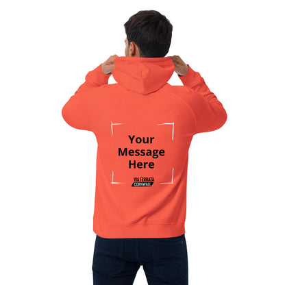 One-of-a-Kind Adventure Hoodie – Custom (Orange, Organic Cotton)