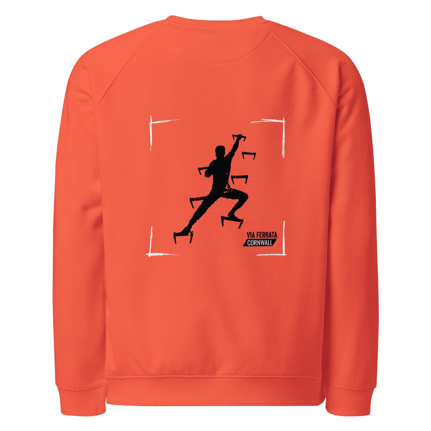 Conquer the Climb Jumper – Via Ferrata (Organic Cotton, Orange)