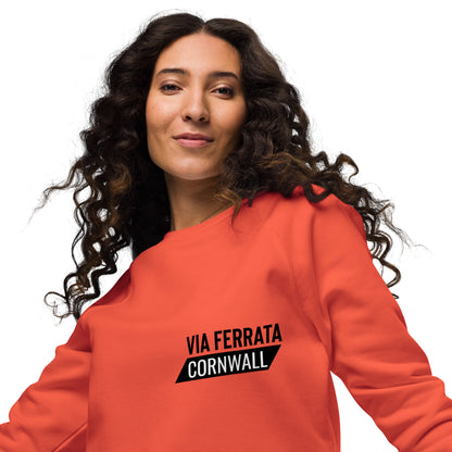 Conquer the Climb Jumper – Via Ferrata (Organic Cotton, Orange)
