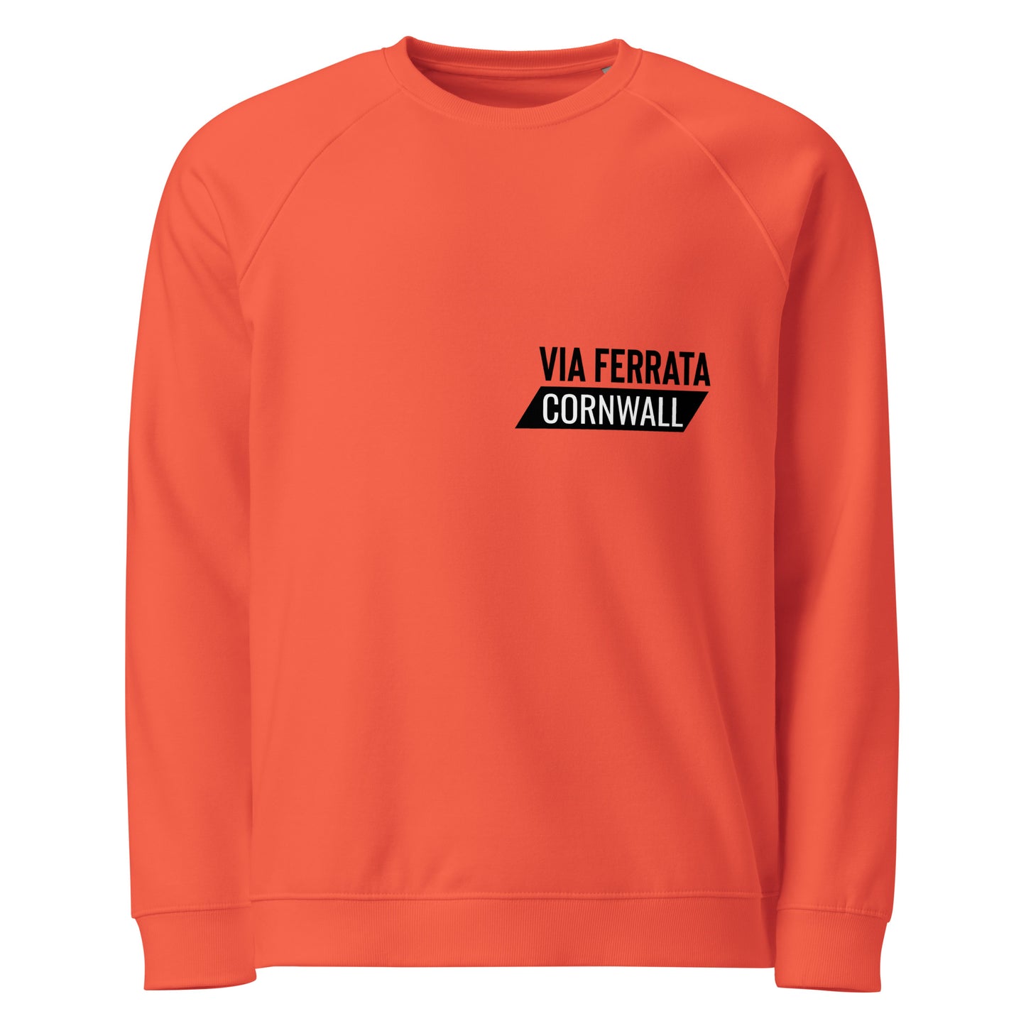 Conquer the Climb Jumper – Via Ferrata (Organic Cotton, Orange)
