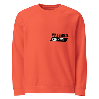 Conquer the Climb Jumper – Via Ferrata (Organic Cotton, Orange)