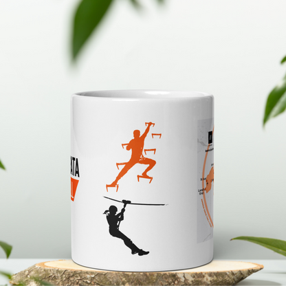 Map Your Next Adventure- Via Ferrata White Ceramic Mug 11oz